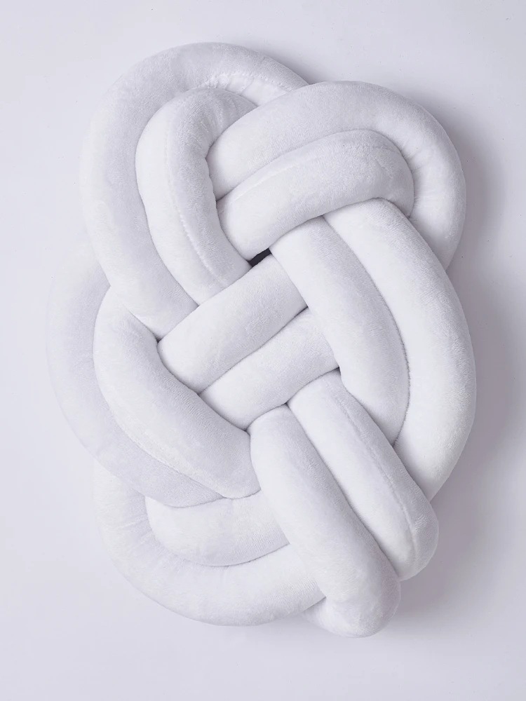 

Ins burst the same knotted pillow sofa pillow hand pillow baby bumpers creative Nordic simple pillow pillow 2021