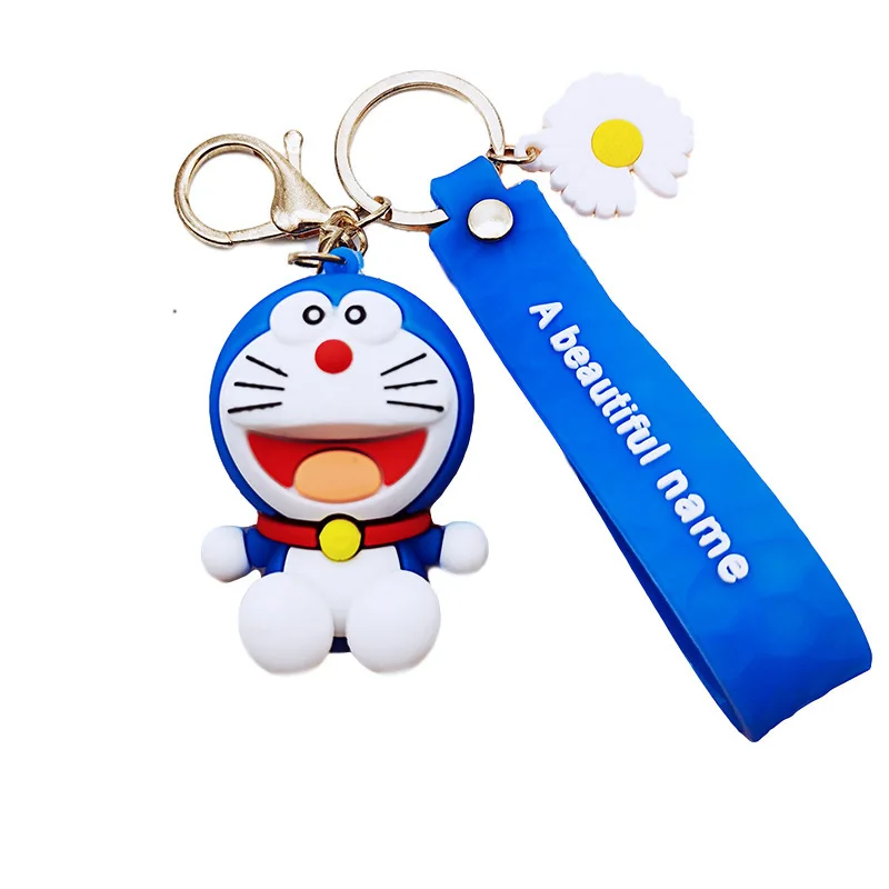

2020 Sale Bunny Keychain Cartoon Animation Dingdang Doll Chain Couple Doraemon Student Schoolbag Pendant Gift Wholesale