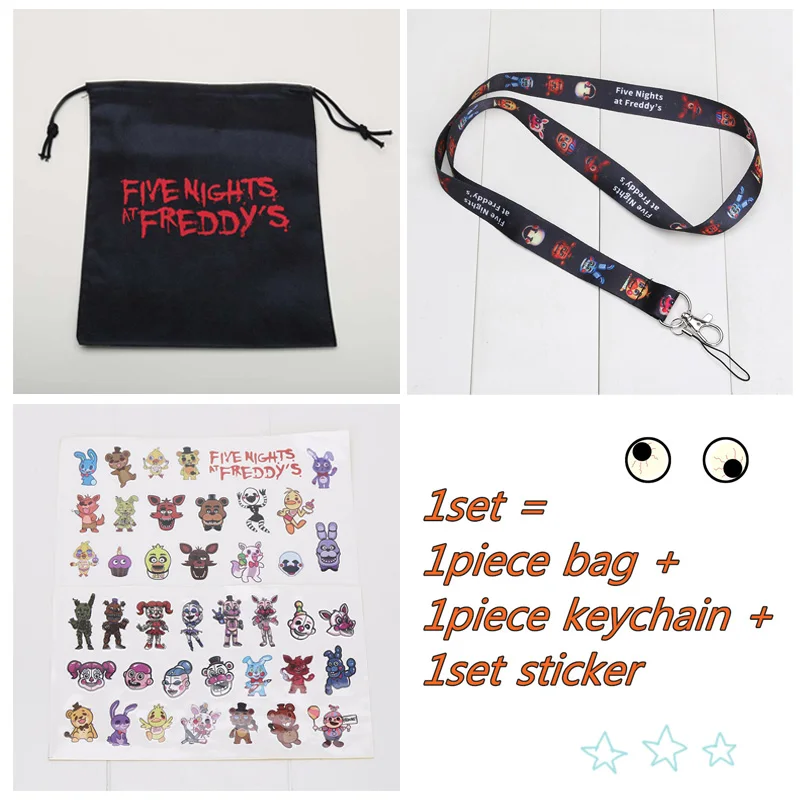 25 см FNAF пять ночей у Фредди Бонни и Чика кекс Фокси Золотой Фредди Fazbear кошмар сестра расположение Дети Плюшевые игрушки - Цвет: 1 set
