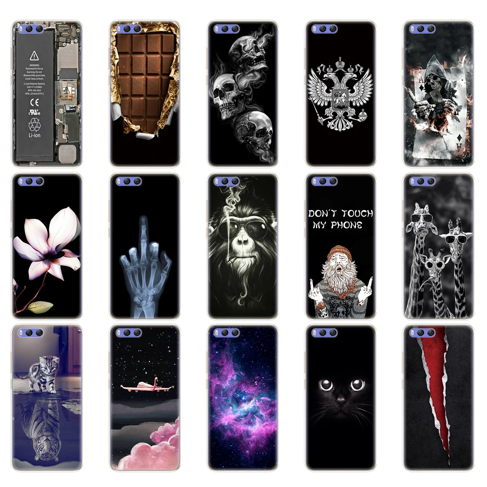 Case For Xiaomi Mi Note 3 Case Cover For Xiaomi Mi Note 3 TPU Soft Silicon For Xiaomi Mi Note3 Printing Protective Back Cover