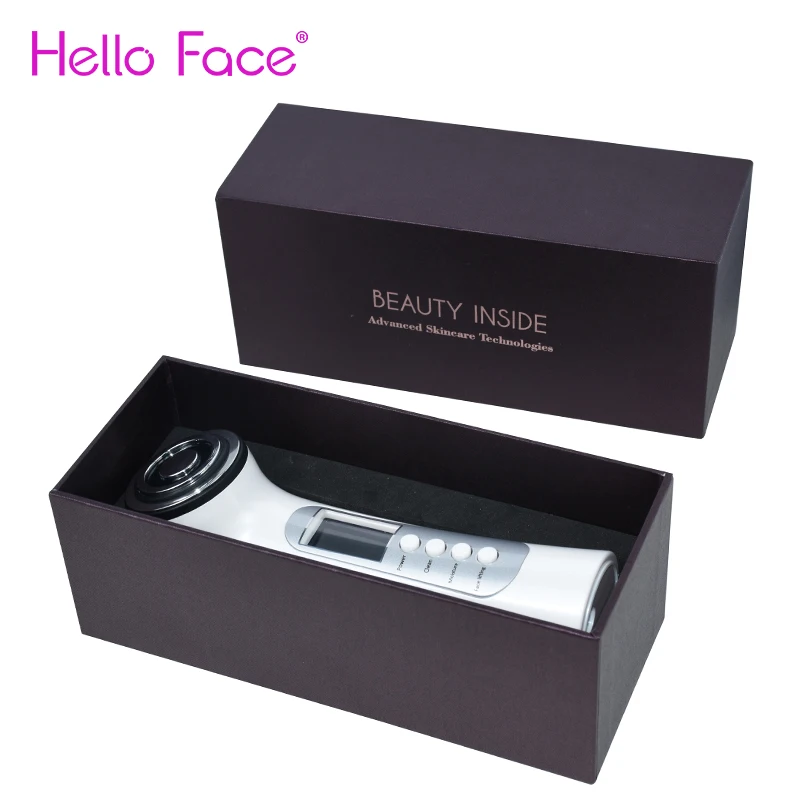 

RF Face Beauty Radio Frequency EMS Lifting Instrument Blue Light Vibration Massage Rejuvenation Tighten Device For Wrinkle