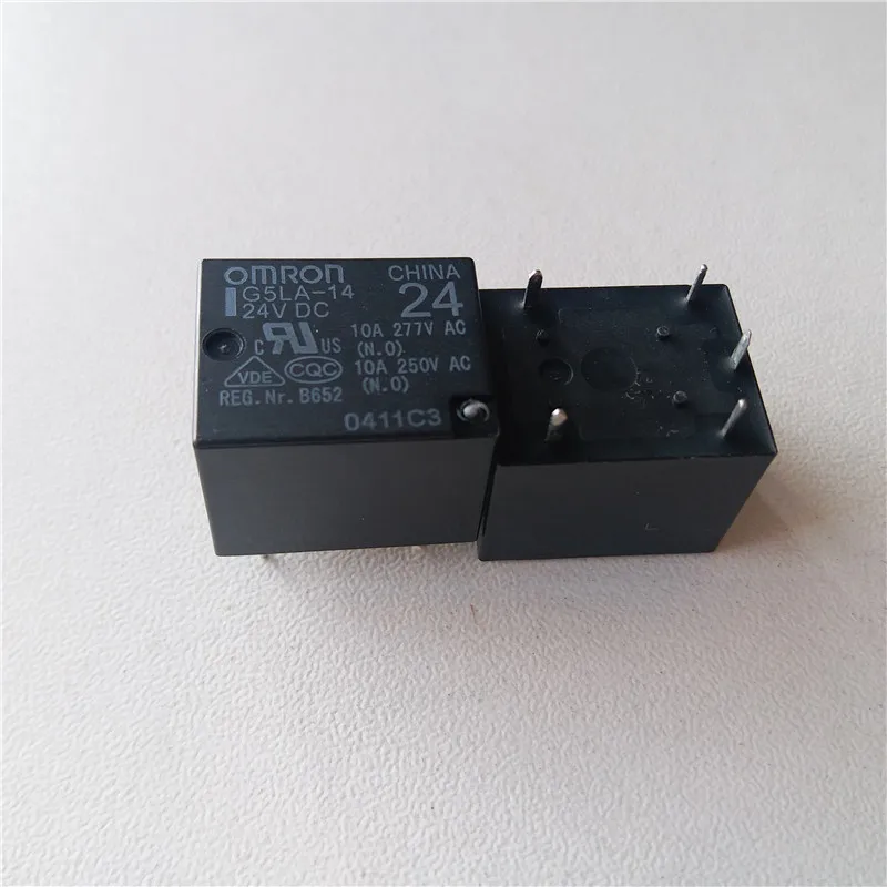 5 шт. Omron Реле G5LA-14-5VDC G5LA-14-12VDC G5LA-14-24VDC 277V 10A реле 5 pin 5В/12В/24VDC реле