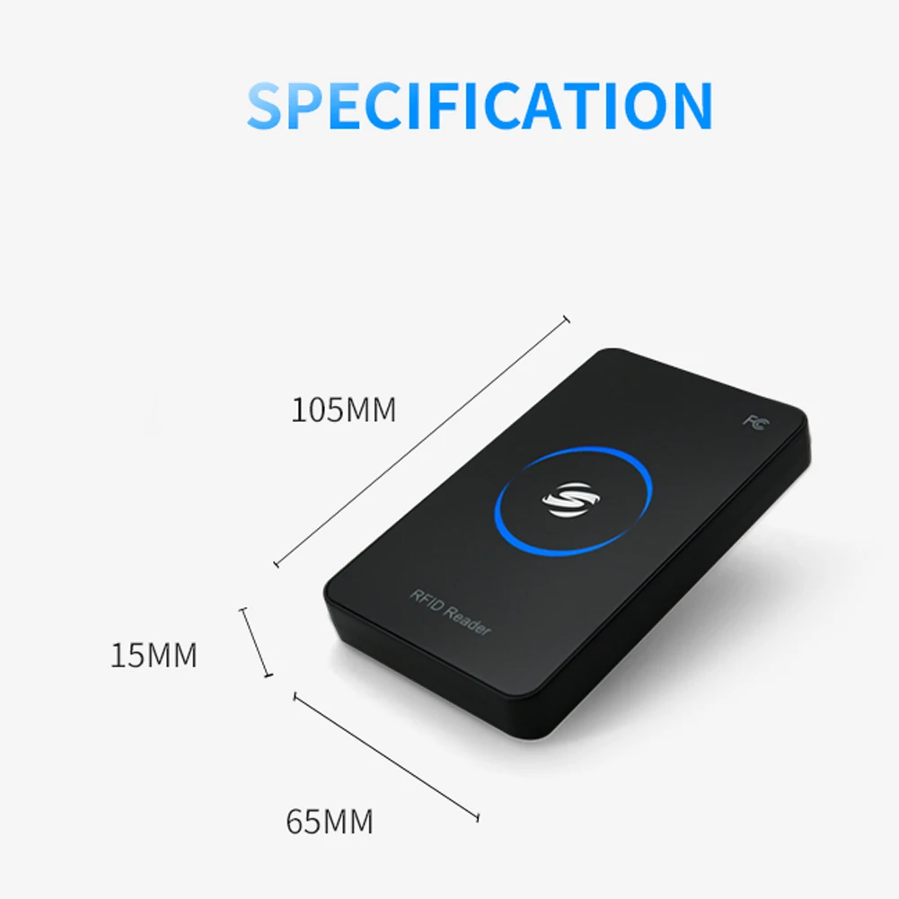 

W81 USB Power Supplys Handheld Animal Chip Reader 134.2KHz Animal Tags Reader Supports EMID FDX-B Format Tags with B-uzzer