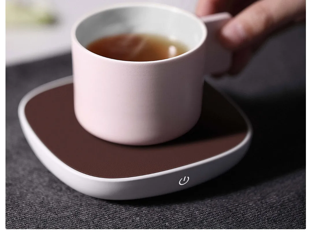 Xiaomi Youpin xiaobay Теплоизоляционный подстаканник 55 градусов постоянная температура DC 12 В PI нагрев для фарфорового стекла металлическая чашка