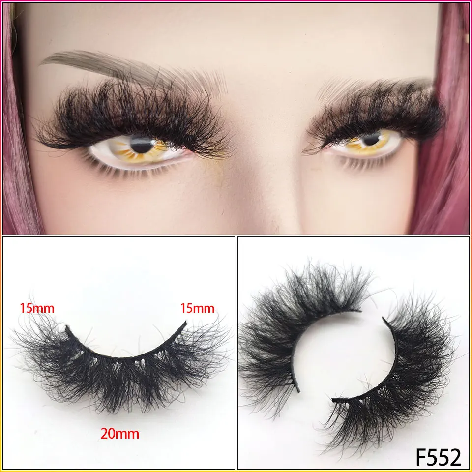 Оптовая продажа пушистые норковые накладные ресницы 5D 3D прозрачный лоток ярлык