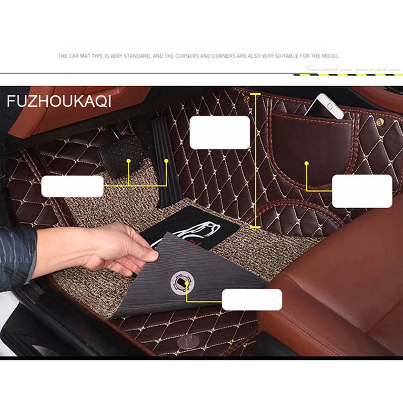 Автомобильные коврики LHD для Land Rover Range Evoque 2015 2014 2013 2012 SUV 4 двери автомобильные