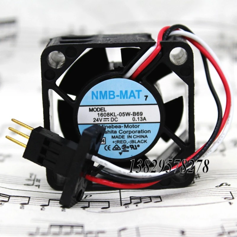 Новый оригинальный инверторный вентилятор NMB 1608KL-05W-B69 0.13A 4020 DC24V с вилкой |
