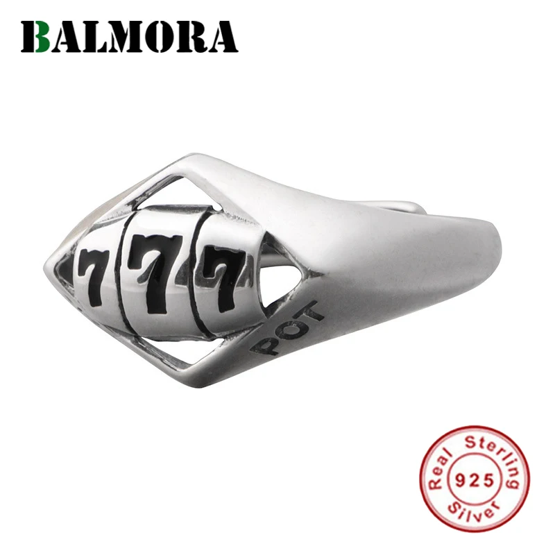 

Кольцо мужское из серебра 925 пробы, с цифрами 7