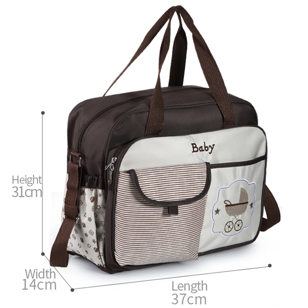 

Insular Mummy Maternity Baby Diaper Bag Large Capacity Nappy Bags Waterproof Mommy Travel Changing Bag Nursing Tote Bags