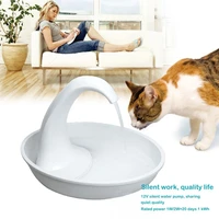 automatic pet cat dog drinking fountain flowing water feeding dispenser swan shaped cat electricwater dispenser