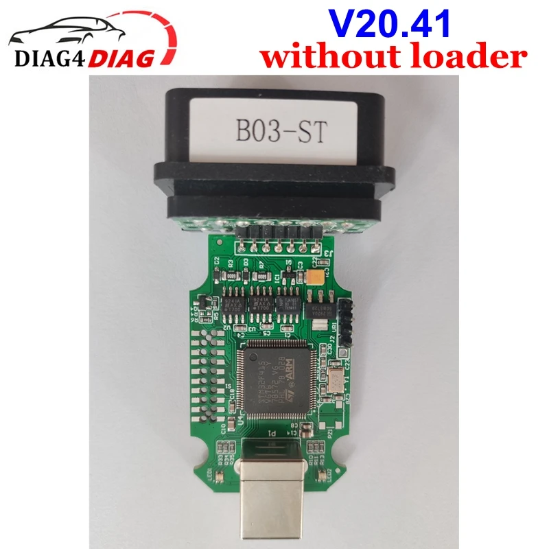 V20.41 Car Diagnostic Interface STM32F415VGT6+9241A+TJA10S7+STM 415 1:1 SMT Chip STM32F415 Board Without Loader