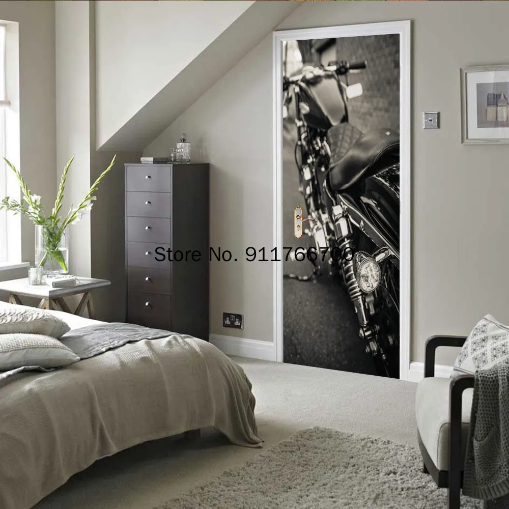 ПВХ Лондонские уличные наклейки для обоев с рисунком серого и красного мира на двери, водонепроницаемые мурали для декорации гостиной в доме.