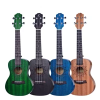 primary school new fashion guitar 23 color full mahogany 4 string guitar instrument male and female universal guitar