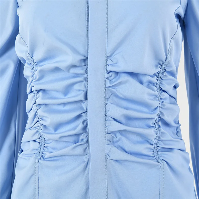 

2021 Spring Office Lady Women Blouses Fashion Puff Sleeve Slim Regular Shirts Women Blouse Casual Streetwear Tops Female Blusas