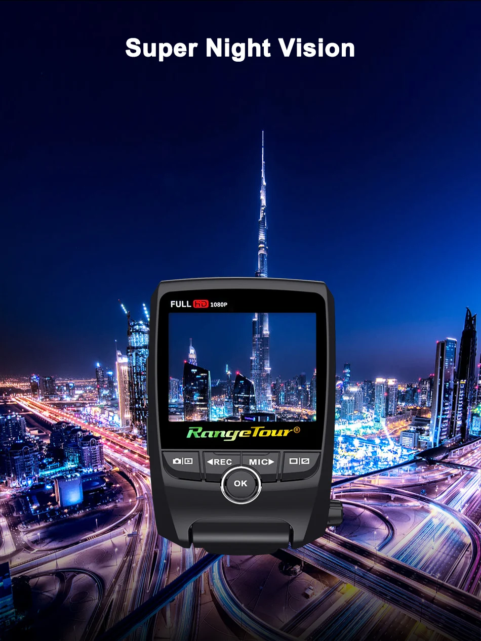 Автомобильный видеорегистратор 4K 2160P gps WiFi ADAS Dash Cam с двумя объективами 1080P+ 1080P автомобильная камера