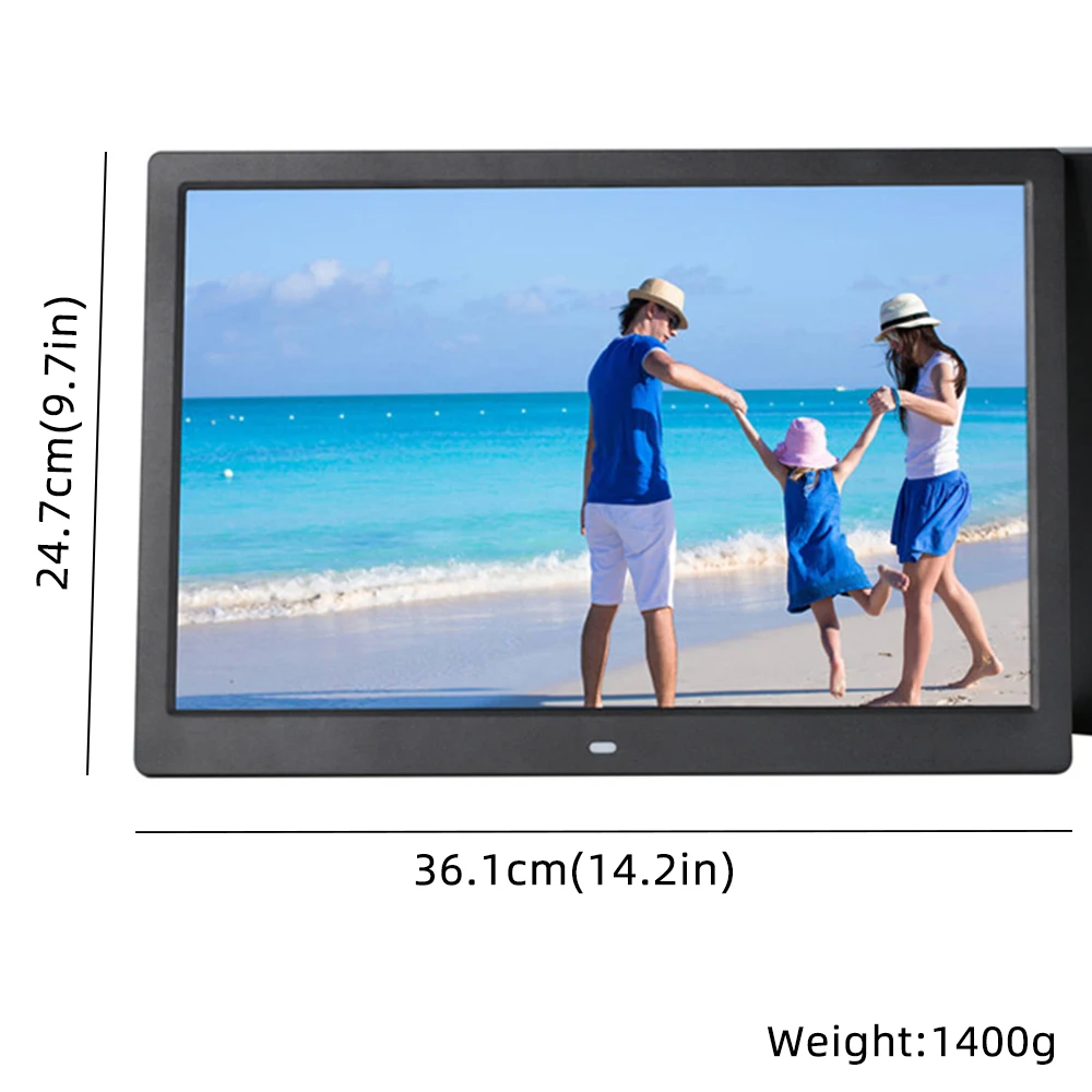

Digital Picture Frame Wall Hanging Electronic Album HD Photo Video Player MP3 Calendar Home Decoration Digital Photo Frame
