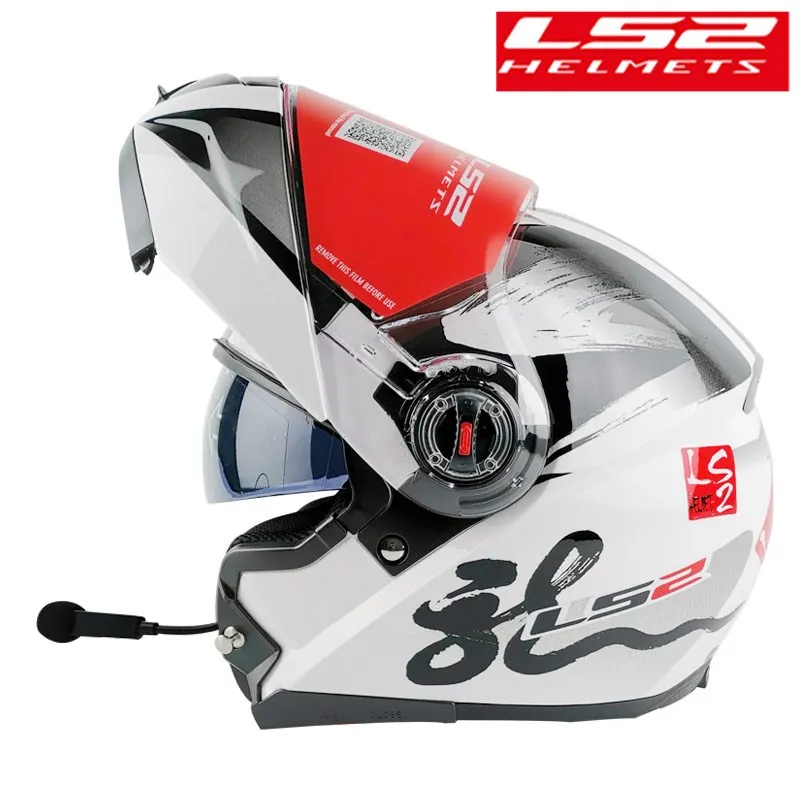 Модульный мотоциклетный шлем LS2 FF370 с Bluetooth гарнитура откидная kask capacete ls2 Racing handfree