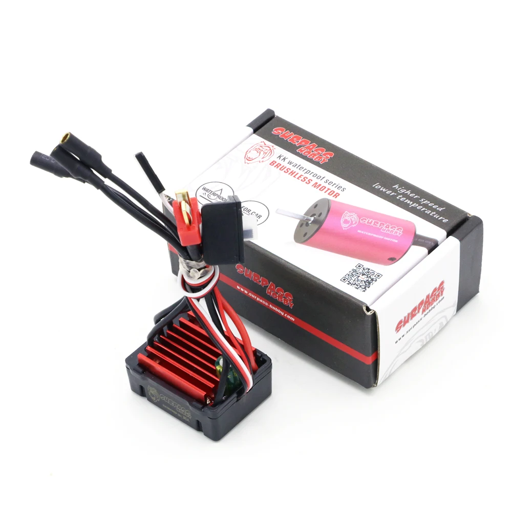 Водонепроницаемый 25A 35A 45A 60A 80A 120A 150A ESC бесщеточный, Скорость контроллер для 1/8 1/10 1/12 1/20 RC автомобиль
