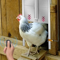 automatic hen chicken door coop opener kit rainproof outdoor timer controller actuator motor power supply farmhouse