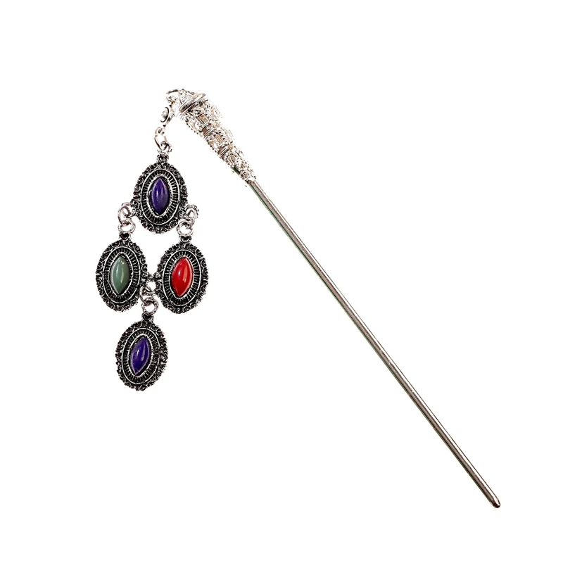 Женские винтажные шпильки для волос в китайском стиле Hanmade богемные этнические