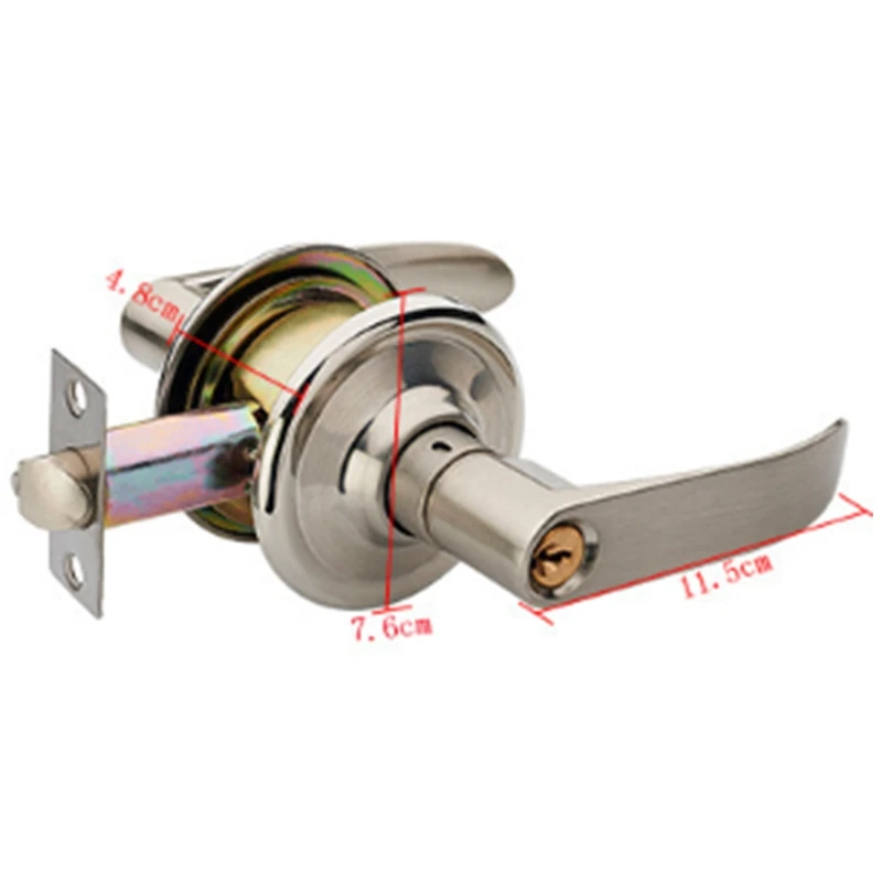 Домашний замок из цинкового сплава дверной одноцилиндровый болт внутренняя