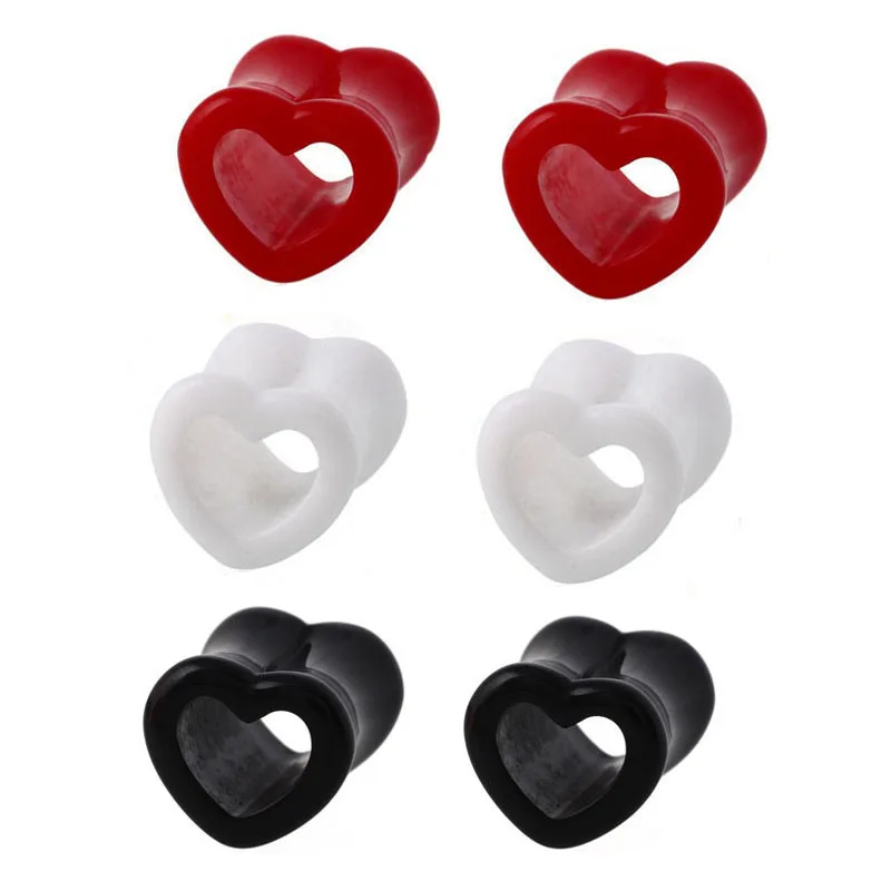 Оптовая продажа пирсинг Oreja 1 пара акриловые плотные ушные растяжки заглушки и