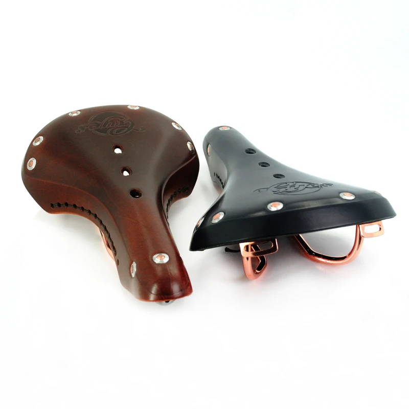 2020 Ретро велосипедное седло/кожаный чехол в стиле ретро седло/Gyes Cooper рельса из