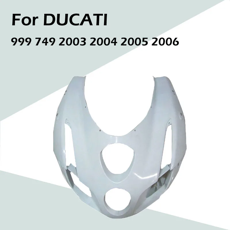 

Неокрашенная обтекатель для мотоцикла DUCATI 999 749 2003 2004 2005, Передняя верхняя обтекатель из АБС-пластика