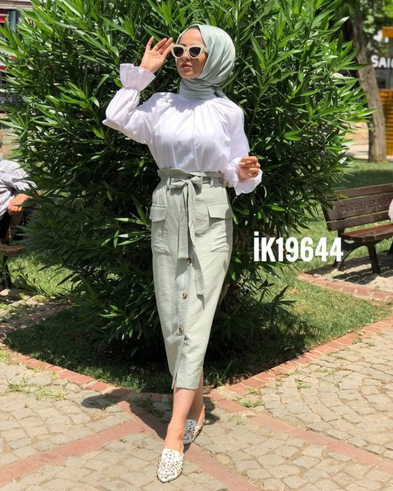 Мусульманские блузки и рубашки дубай женская водолазка с рукавом бабочкой