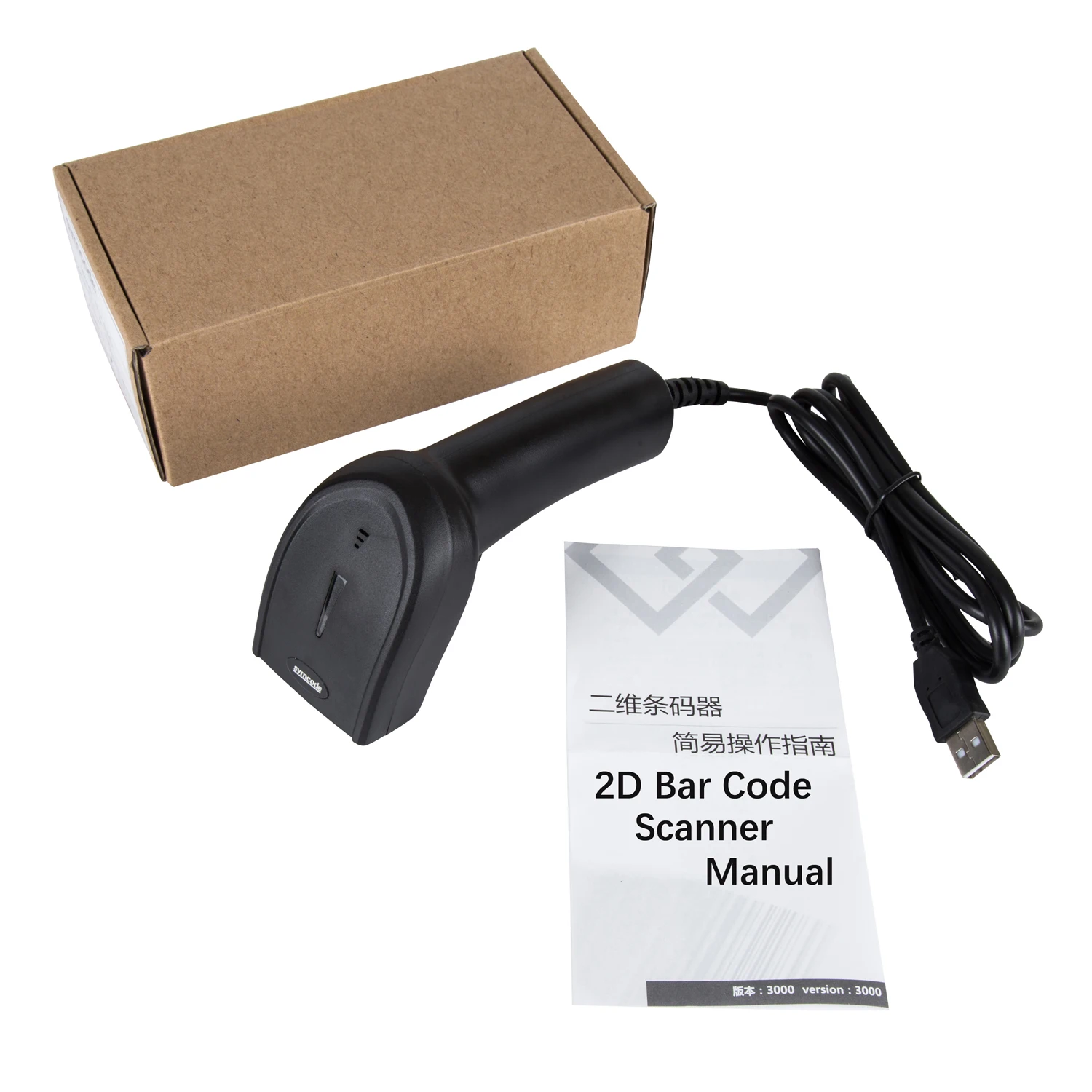 Считыватель штрих кода Symcode USB 2D компьютерный мобильный платежный экран 1D сканер