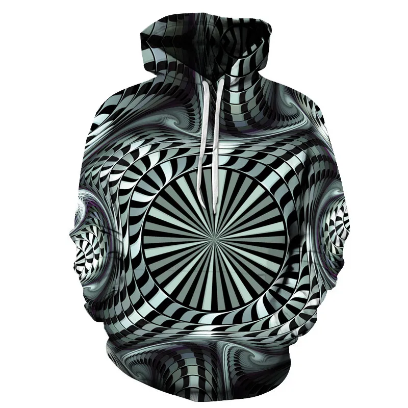 

Плотная и Ослепительная Мужская одежда, толстовка с 3D принтом, свитшот с карманами, худи, унисекс, модная верхняя одежда с капюшоном, свитшот...
