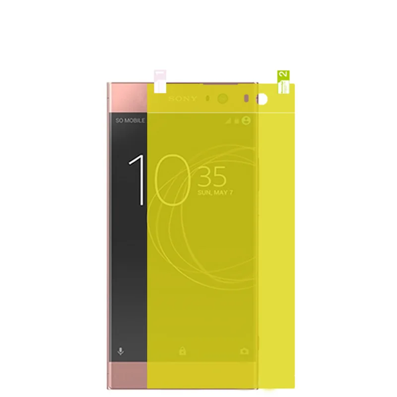 EXUNTON 3D полноэкранная мягкая защитная пленка из ТПУ для Sony Xperia XA3 XA2 XA1 Ultra Plus