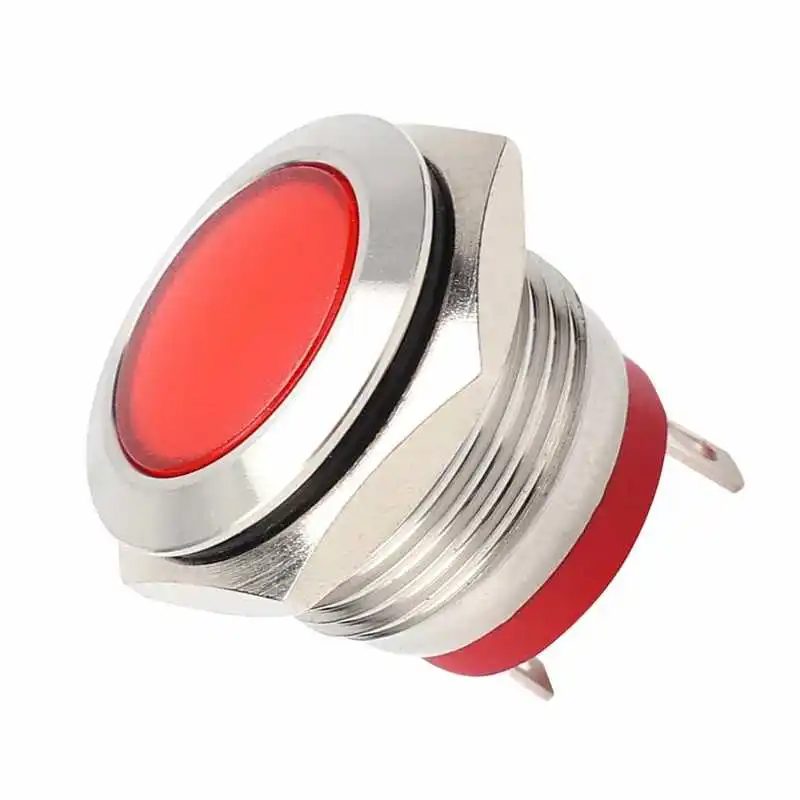 

Camping led beacon 0.6in LED Indicator Bright Signal Light Flame-Retardant Base Pin Type IP66 Waterproof emergency light led