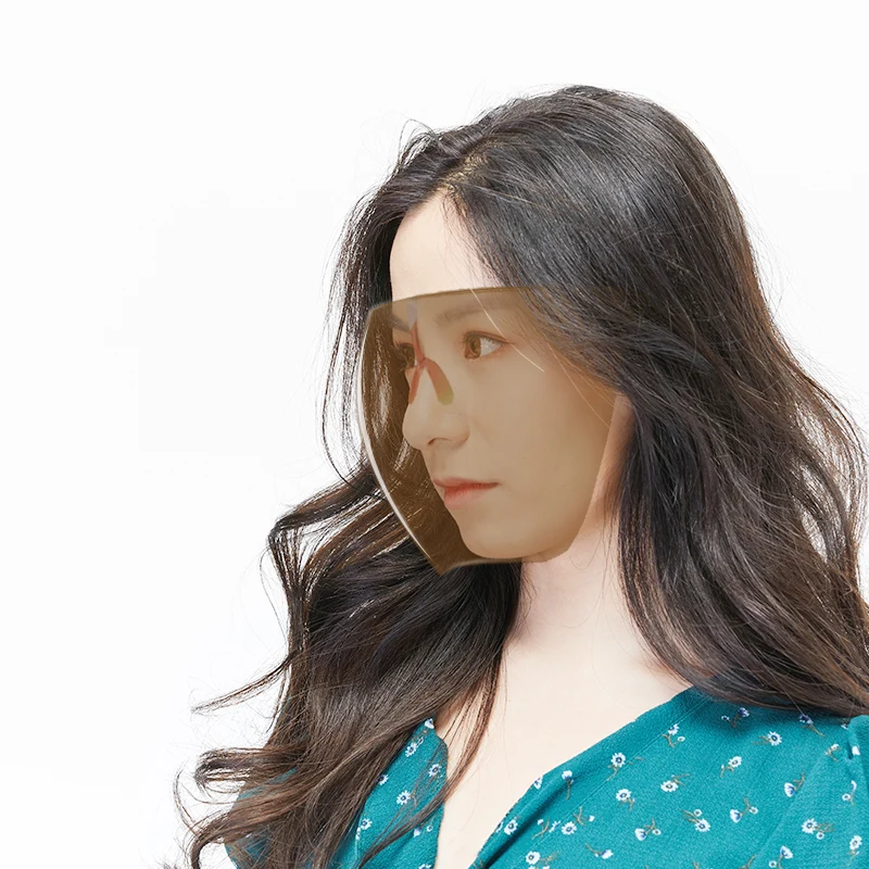 

Colorful/Transparent Protective Mask Full Face Shield Dustproof Goggles Safety Glasses Anti-spray Mask Visor With Box Unisex