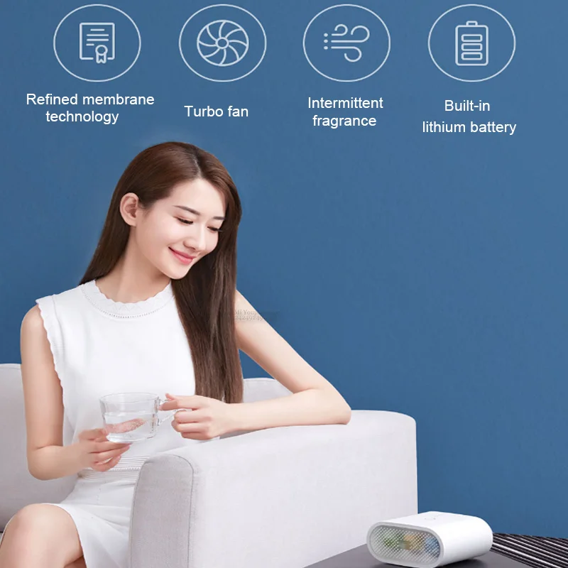 Умный Ароматерапевтический аппарат Xiaomi Mijia shamwood, безводный экстракт растений, эфирное масло, 4 режима, прерывистый аромат