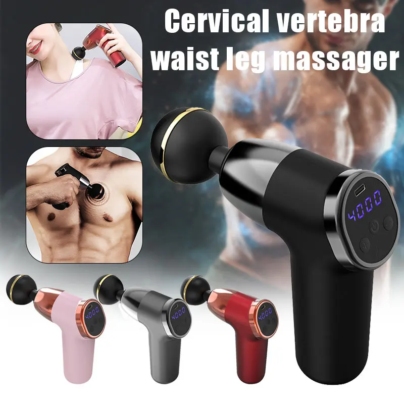 

Массажер для расслабления мышц Fascia, Электрический тихий массажный аппарат для глубокого мышечного массажа, многофункциональный, Health99