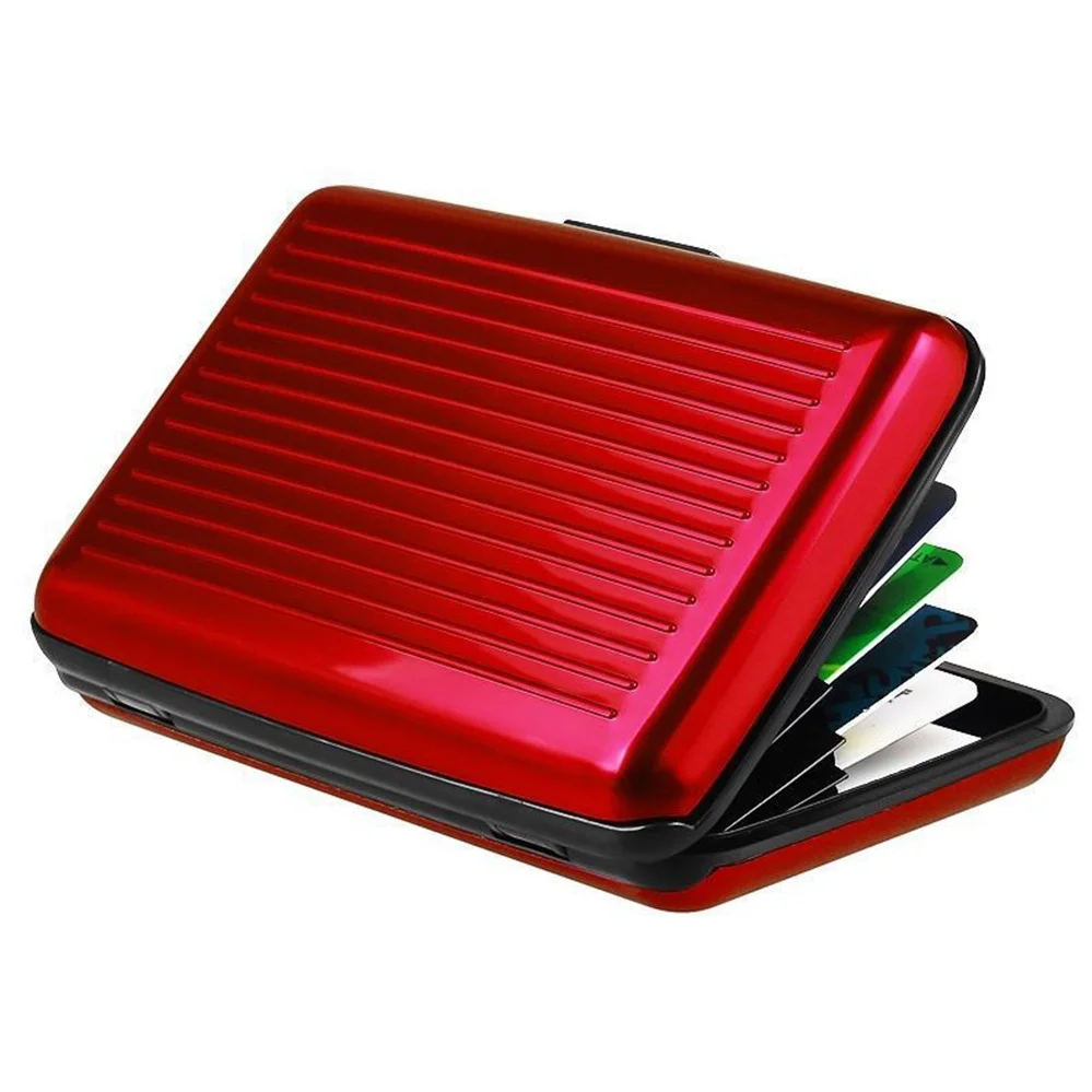 2019 анти RFID сканирующий защитный держатель для карт Алюминиевый металлический