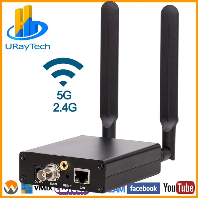 WIFI Надежный RTMP кодировщик качество Pro HD SDI wifi кодировщик H.265/HEVC H.264/AVC кодирование для IPTV solun и Vieo Live Stream - Цвет: WIFI