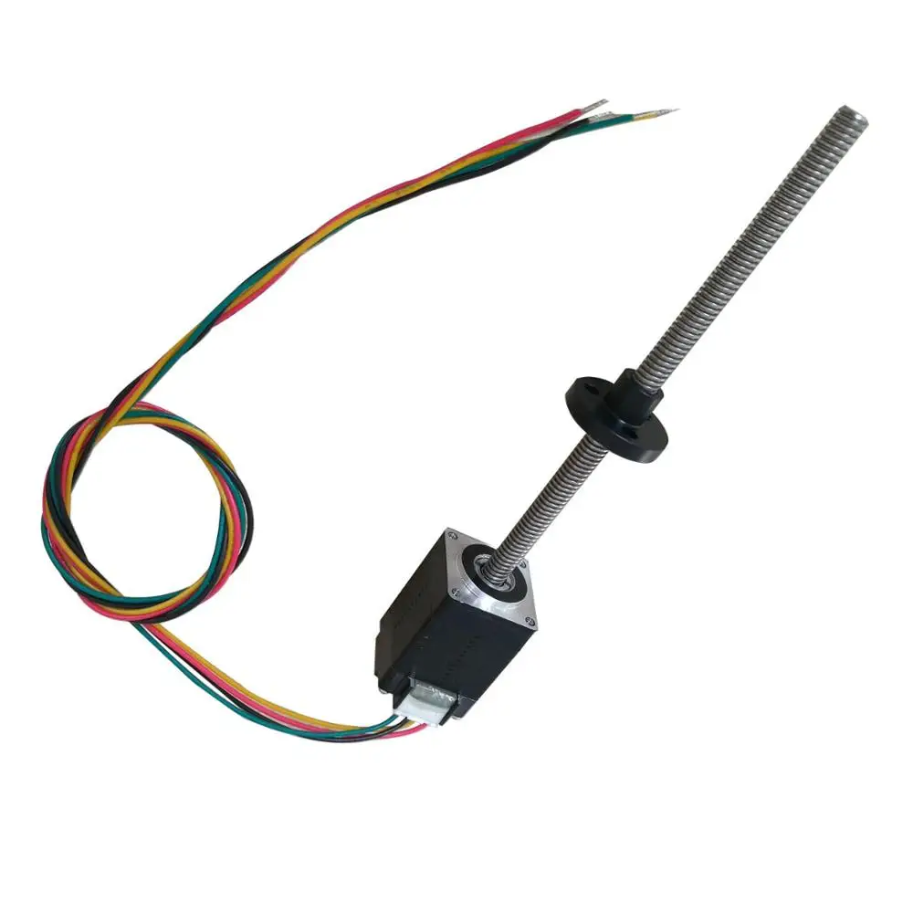 Линейные шаговые двигатели Nema8 длина 100 мм втулка T5 * 2 Acme с резьбой|Шаговый