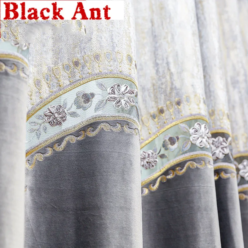 Современная шенилля Роскошная занавеска ткань для гостиной затенение жаккард