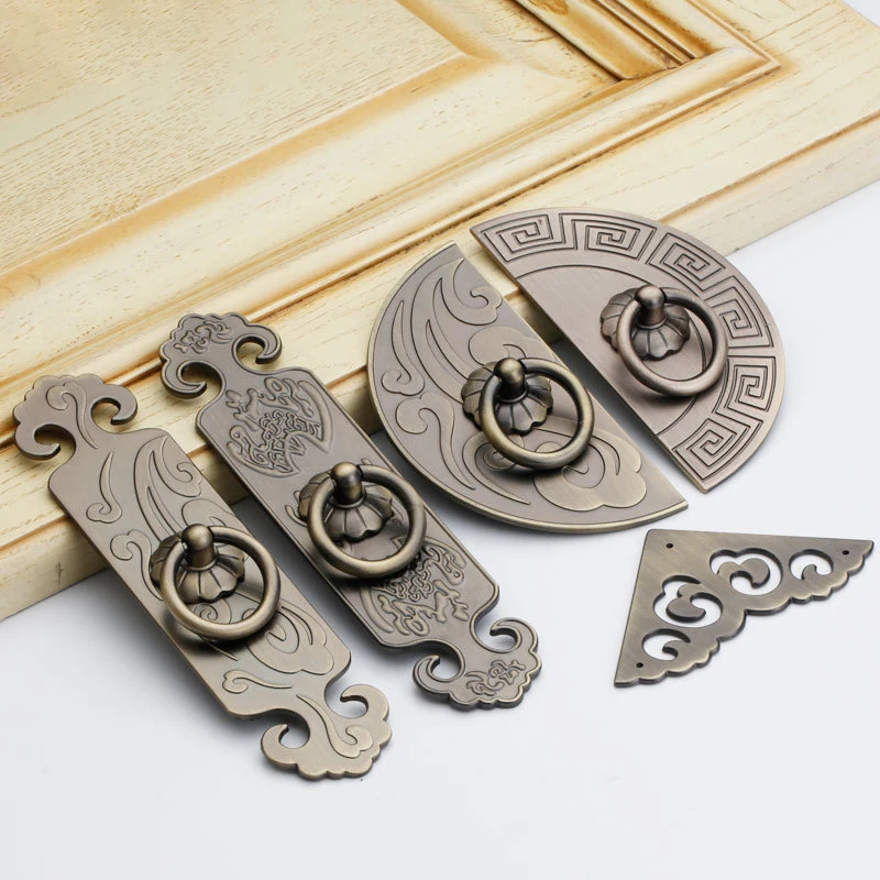 Китайский классический обувной шкаф дверная ручка европейский античный