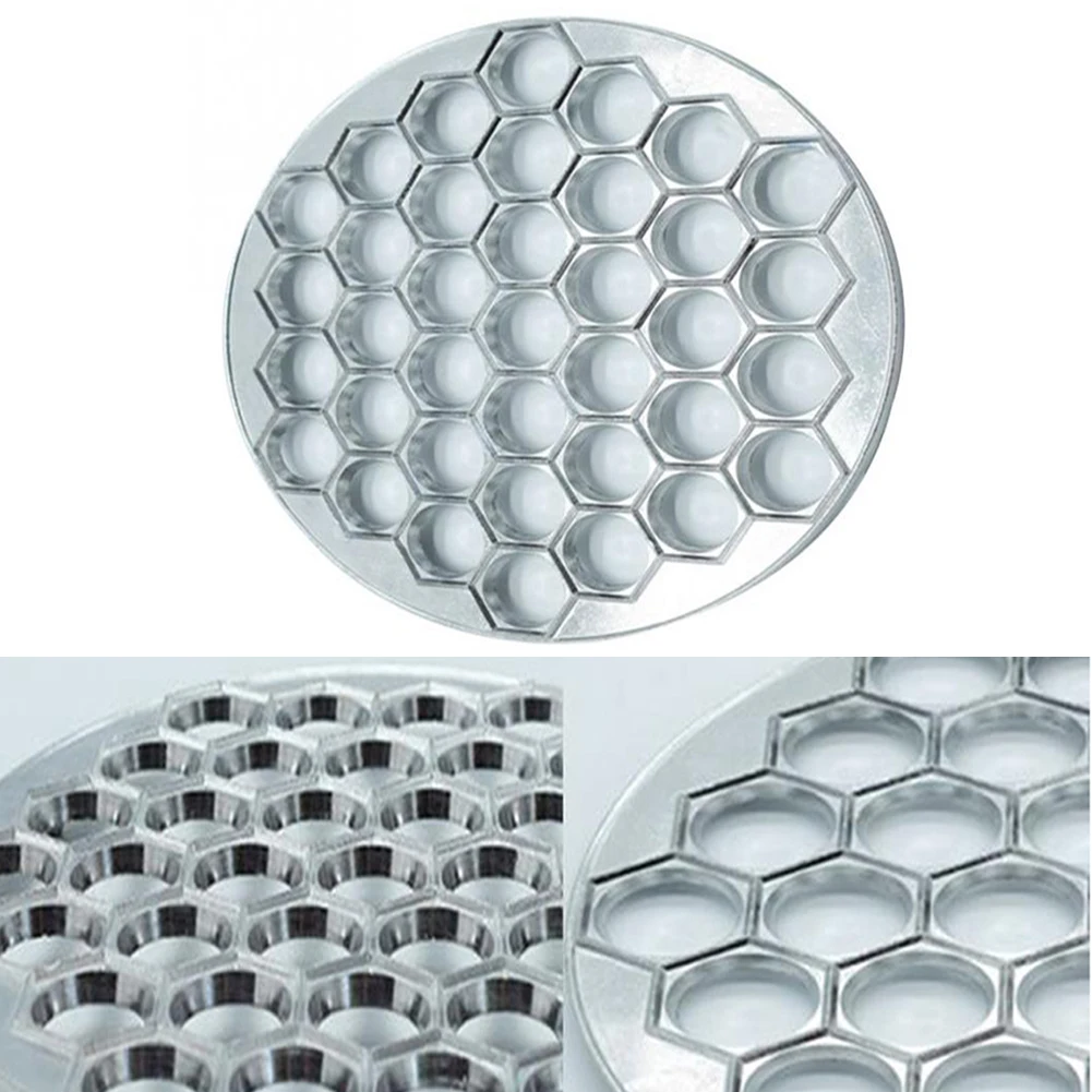 37 Holes Hexagonal Dumpling Mold Metal Jiaozi Maker Kitchen DIY Cooking Tool | Дом и сад