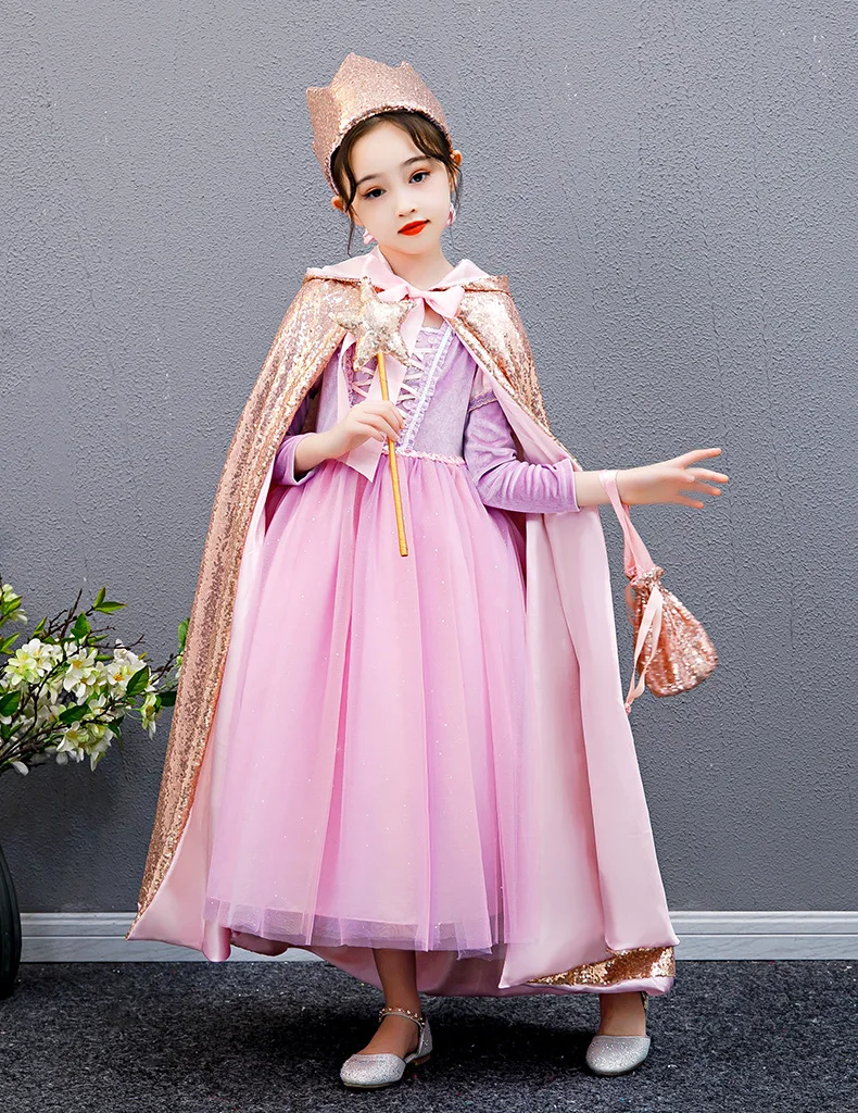 Детский плащ с капюшоном Пальто Сезон осень-зима Верхняя одежда для девочек