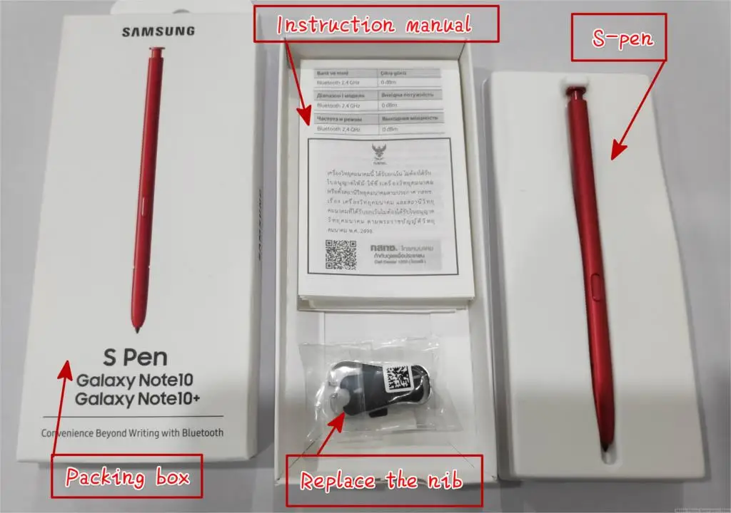 

EJ-PN970 Originai Note10 Note10 plus S Pen For Samsung S Pen Stylus Writing Bluetooth Remote Control