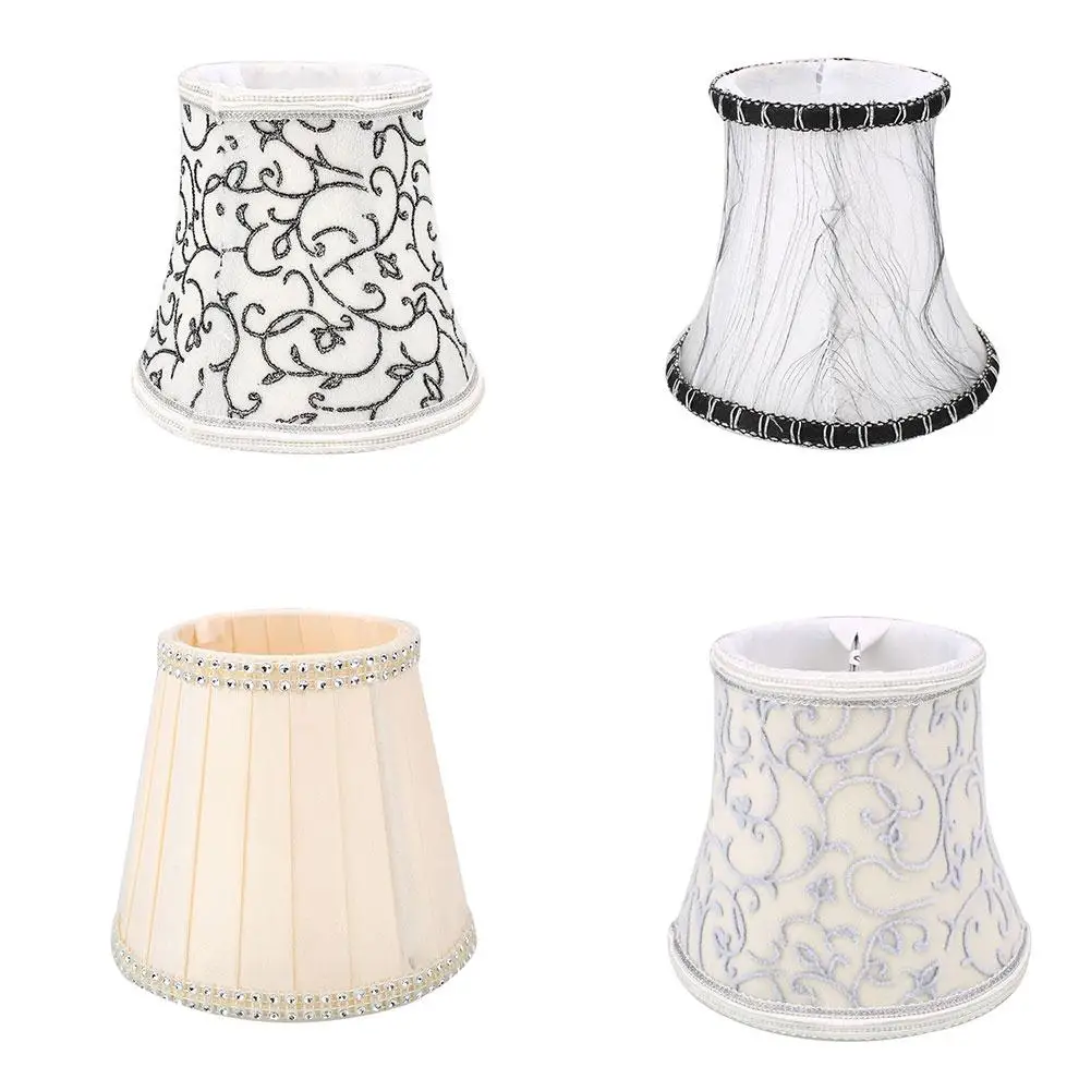 Домашний и жилой светильник абажур Хрустальная Европейская люстра свеча ткань