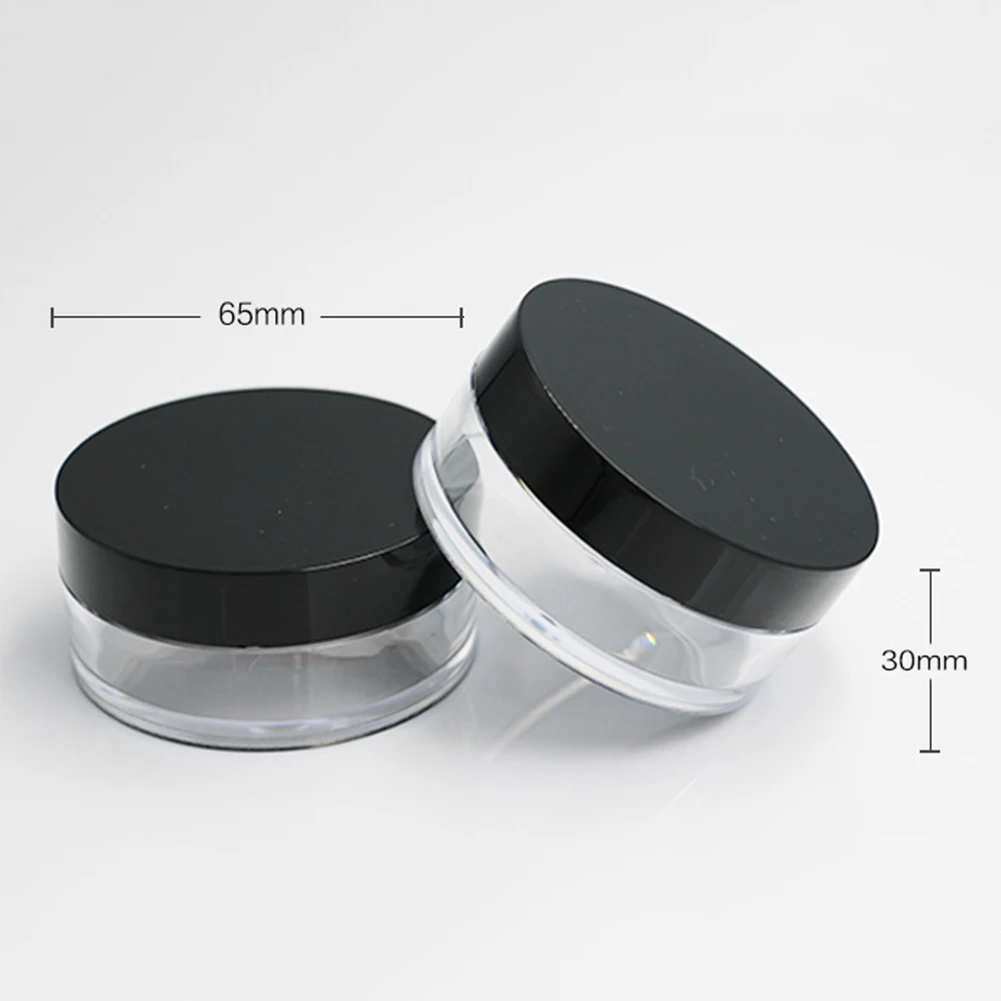 

15g/20g Portable Plastic Powder Box Handheld Empty Loose Powder Pot With Sieve Cosmetic Travel Makeup Jar sifter Container