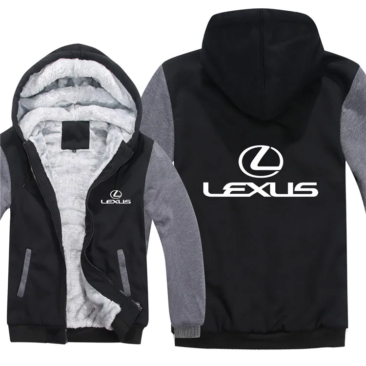 as picture Lexus толстовки, куртки, зимние мужские унисекс, повседневная шерстяная подкладка, флисовое мужское пальто, Lexus свитера с логотипами, пуловер - Цвет: as picture