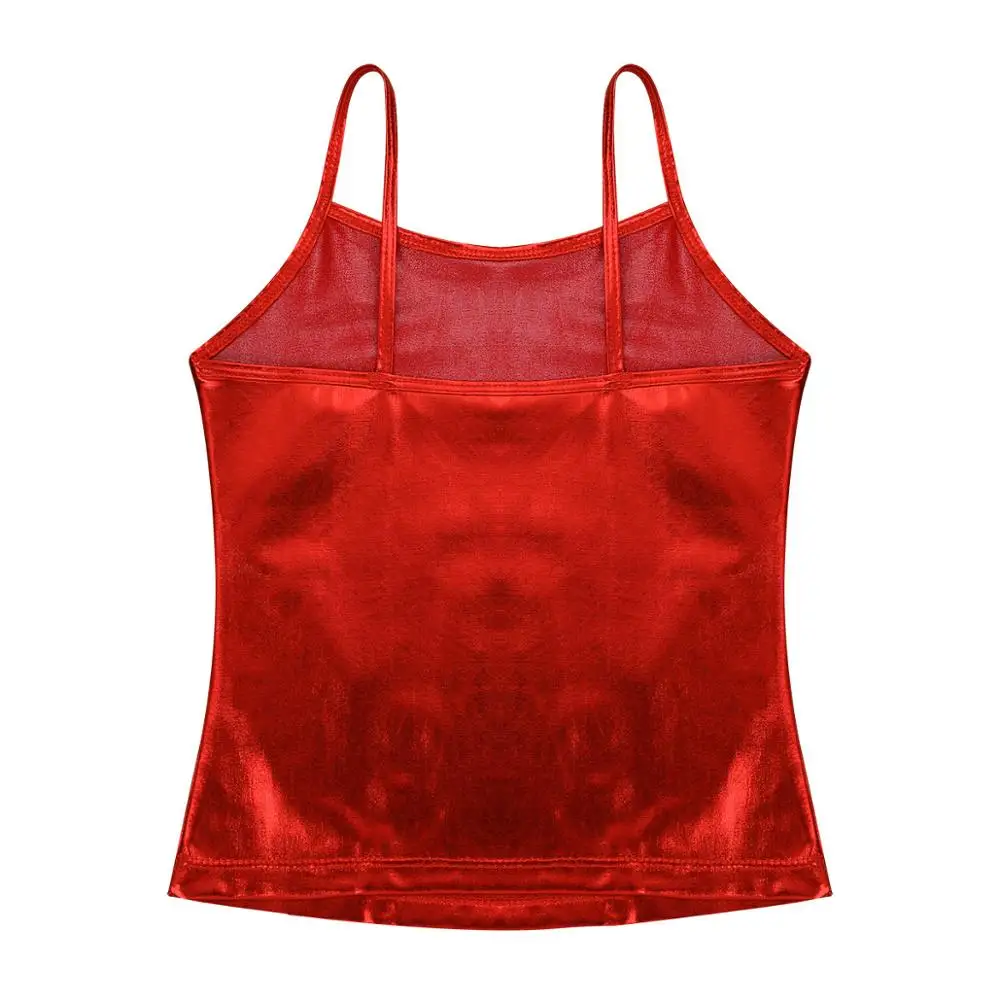 DPOIS/Современная джазовая рубашка для девочек жилет детский Блестящий