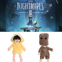 game little nightmares ii plushies six mono box plush toy stuffed doll soft figure gift for kids birthday christmas fans collect