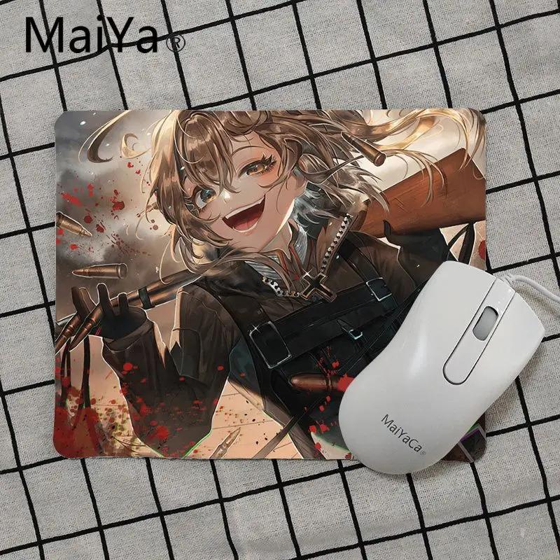 No Lock Edge18x22cm Maiya высокое качество Tanya Degurechaff Youjo Senki аниме ноутбук игровой мыши коврик для мыши Лидер продаж подставка под руку мышь - Цвет: No Lock Edge18x22cm
